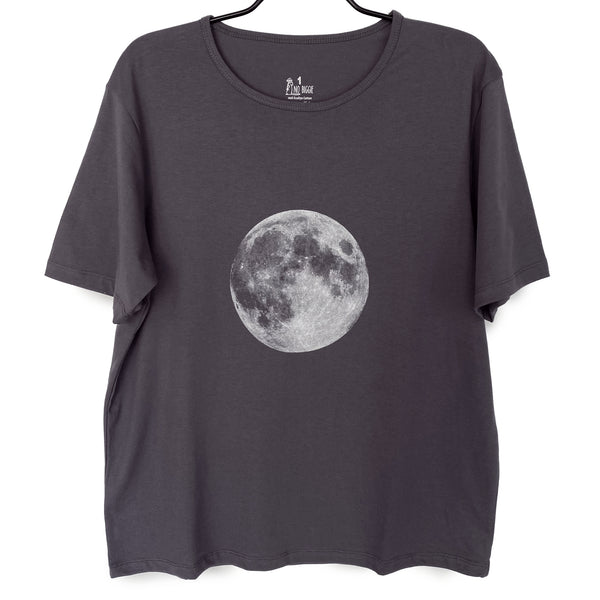 Charcoal BIG T Shirt Moon